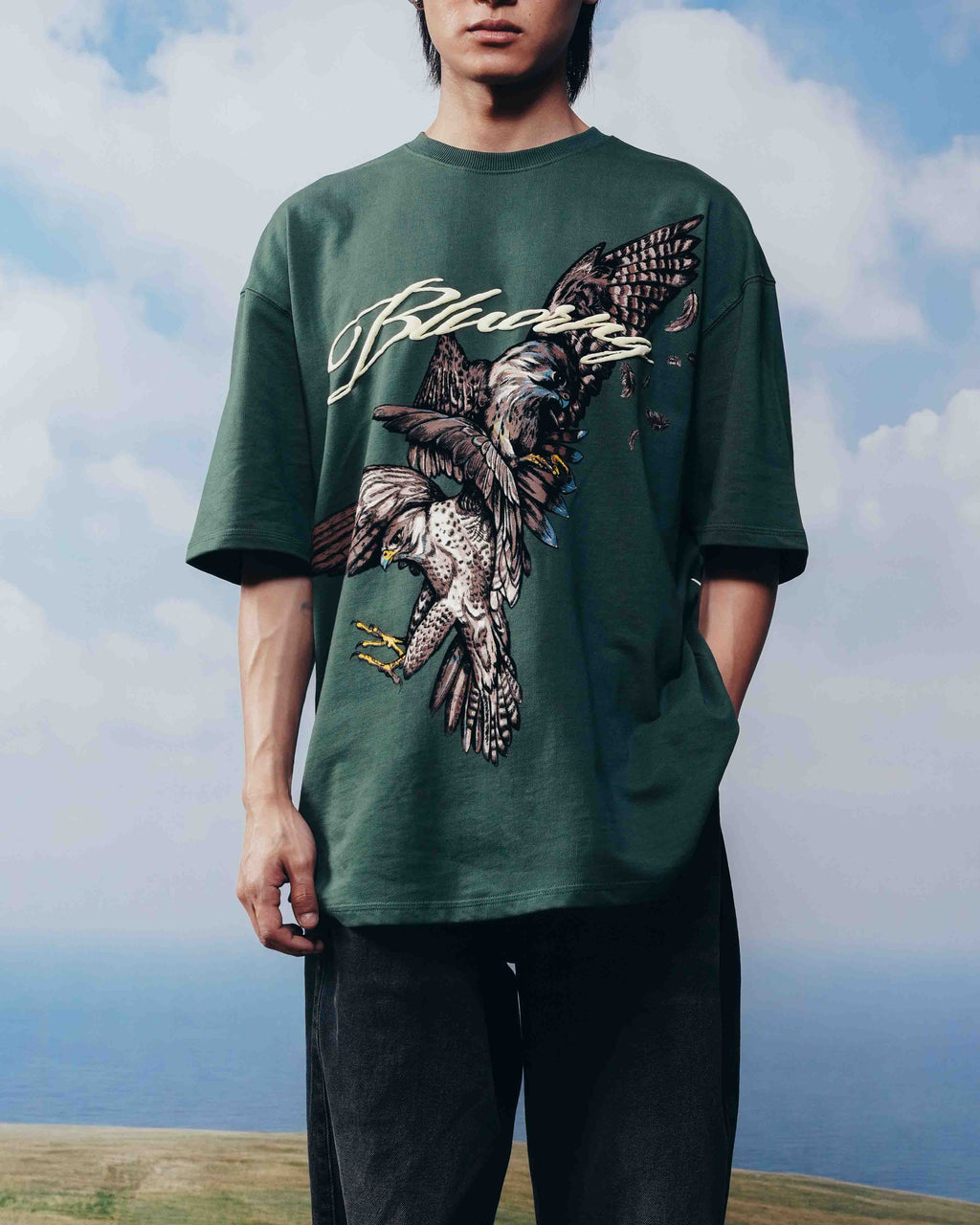 Green Alpha Descent T-Shirt