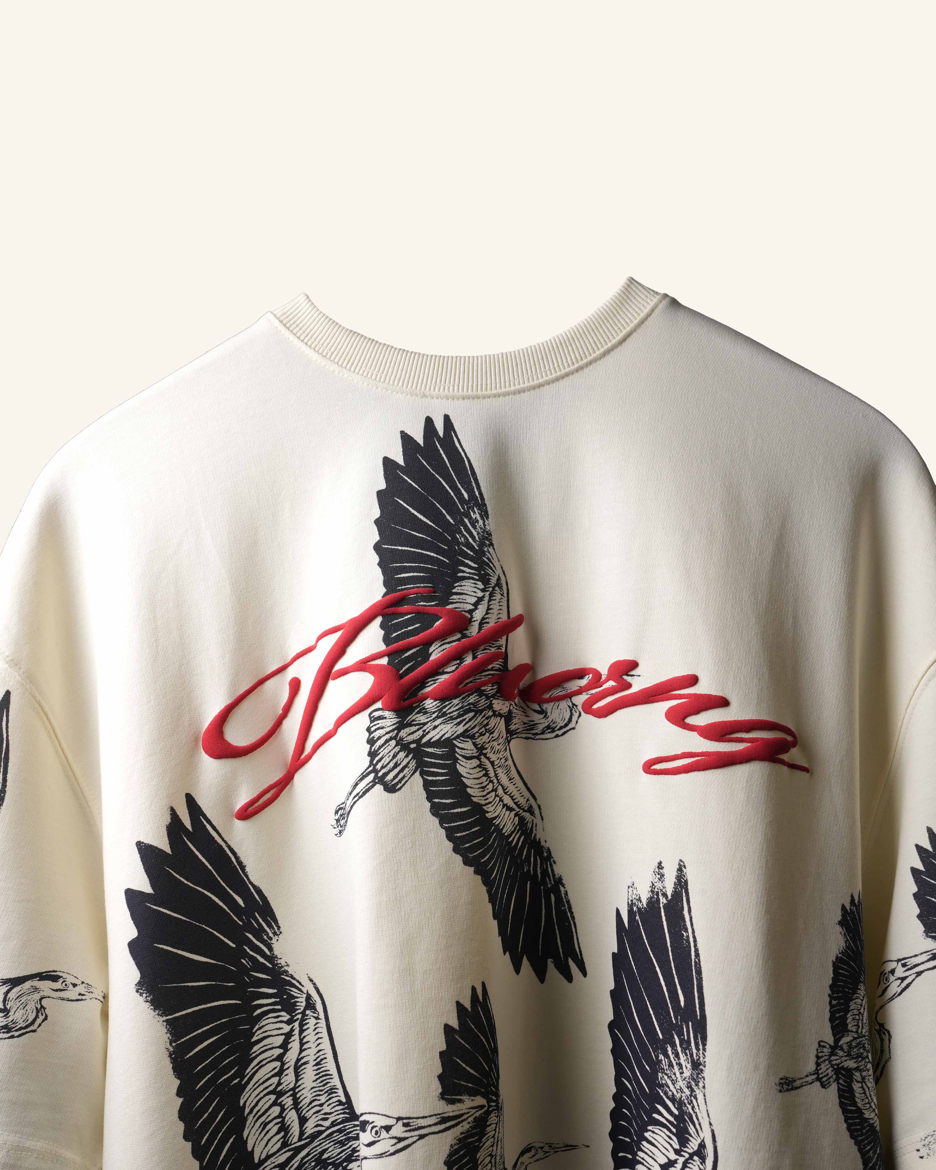 Beige Heron T-Shirt