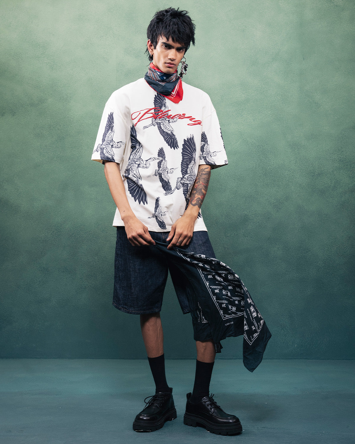 Beige Heron T-Shirt